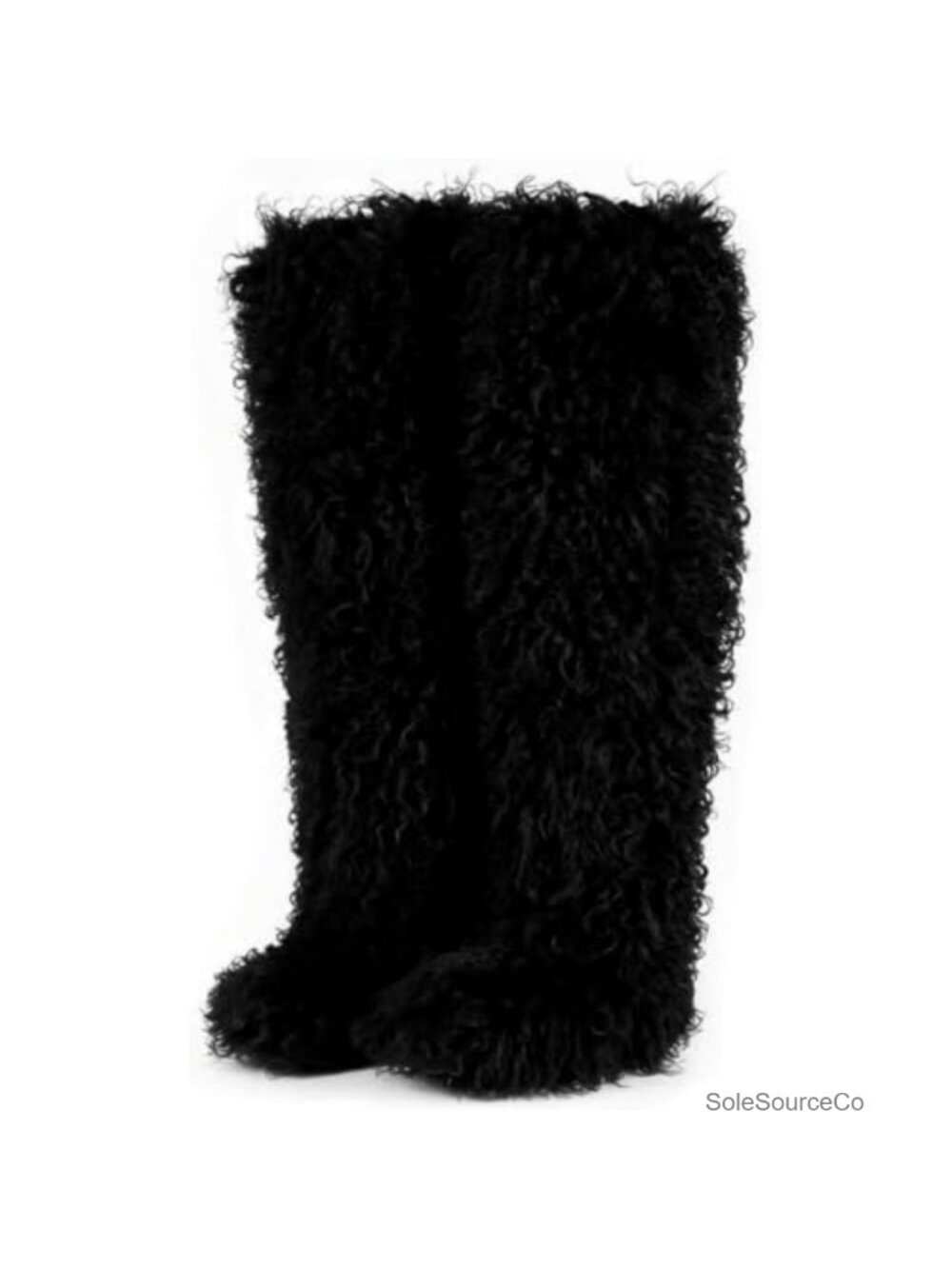 Over the Knee Faux Fur Boots Women 29 Inch Winter Thigh High Fluffy Snow Boots